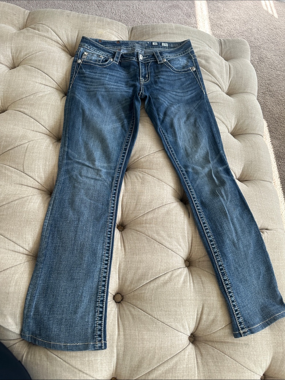 Miss Me Women's Dark Blue Boot Cut Jeans